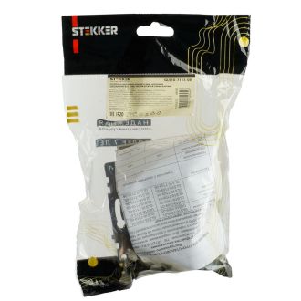 Розетка 2-местная с защитной шторкой (механизм) б/з, 250В, 10А, серия Катрин, золото, STEKKER GLS10-7113-08, 49225