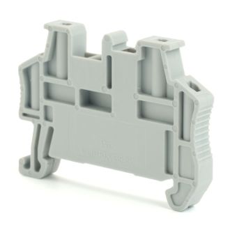 Концевой стопор (ограничитель) на DIN рейку для ЗНИ, серый LD590, STEKKER, 49263 (комплект 100 шт.)