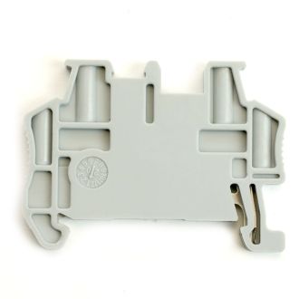 Концевой стопор (ограничитель) на DIN рейку для ЗНИ, серый LD590, STEKKER, 49263 (комплект 100 шт.)