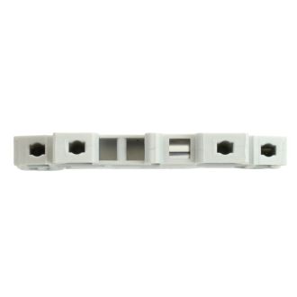 Концевой стопор (ограничитель) на DIN рейку для ЗНИ, серый LD590, STEKKER, 49263 (комплект 100 шт.)