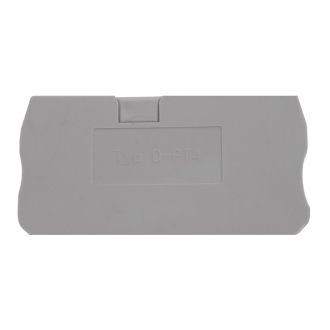 Торцевая заглушка для ЗНИ LD572 4 мм² (JXB PT4), серый LD581-1-40, STEKKER, 49265 (комплект 100 шт.)
