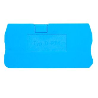 Торцевая заглушка для ЗНИ LD572 4 мм² (JXB PT4), синий LD581-1-40, STEKKER, 49267 (комплект 100 шт.)