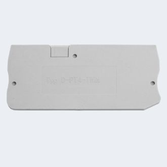 Торцевая заглушка для ЗНИ LD573 4 мм² (JXB PT 4), серый, LD582-1-40, STEKKER, 49269 (комплект 100 шт.)
