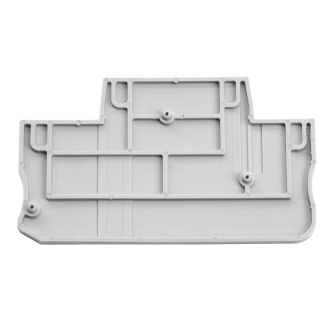 Торцевая заглушка для ЗНИ LD575 2,5 мм² (JXB PT 2,5), серый LD575-1-25, STEKKER, 49276 (комплект 100 шт.)