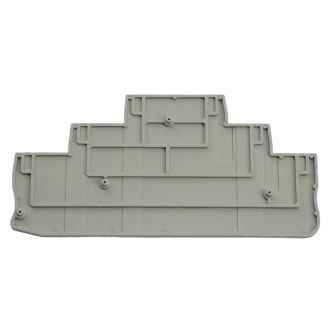 Торцевая заглушка для ЗНИ LD579 2,5 мм² (JXB PT 2,5), серый LD579-1-25, STEKKER, 49277 (комплект 100 шт.)
