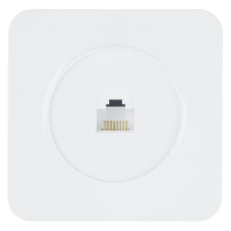 Розетка RJ-45 открытой установки, STEKKER, серия София, 1-местная, белый, MST00-20-01, 49300
