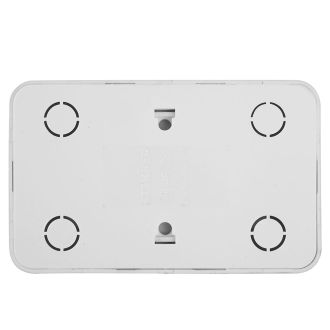 Розетка 2-местная б/з открытой установки, STEKKER, 250В, 10А, IP20, серия София, серебро, MST10-12-03, 49327