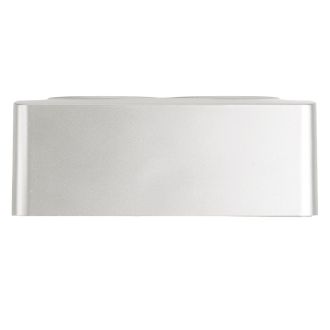Розетка 4-местная с/з открытой установки, квадрат, STEKKER, 250В, 16А, IP20, серия София, серебро, MST16-14S-03, 49334