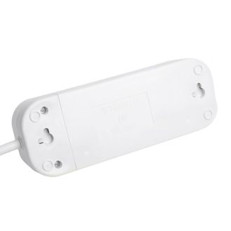 Удлинитель трехместный с/з STEKKER HM06-31-05 3x1мм2, 5м, серия Home, белый, 49349
