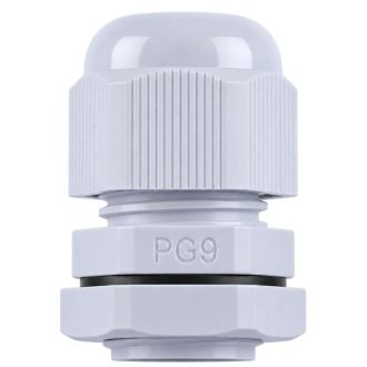 Сальник PG9 диаметр проводника 4-8 мм STEKKER, IP54, серый (DIY упаковка 3 шт) (без мембраны), 49375