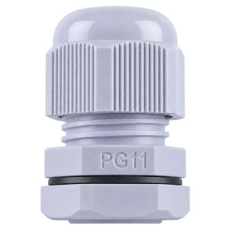 Сальник PG11 диаметр проводника 5-10 мм STEKKER, IP54, серый (DIY упаковка 2 шт) (без мембраны), 49376