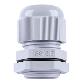 Сальник PG13,5 диаметр проводника 6-12 мм STEKKER, IP54, серый (DIY упаковка 2 шт) (без мембраны), 49377