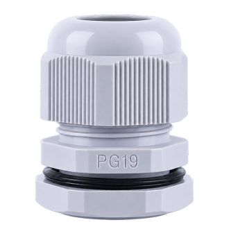 Сальник PG19 диаметр проводника 12-15 мм STEKKER, IP54, серый (DIY упаковка 2 шт) (без мембраны), 49379