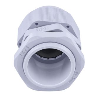 Сальник PG29 диаметр проводника 18-25 мм STEKKER, IP54, серый (DIY упаковка 2 шт) (без мембраны), 49382