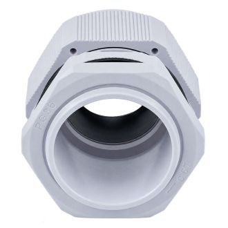 Сальник PG36 диаметр проводника 22-32 мм STEKKER, IP54, серый (DIY упаковка 1 шт) (без мембраны), 49383