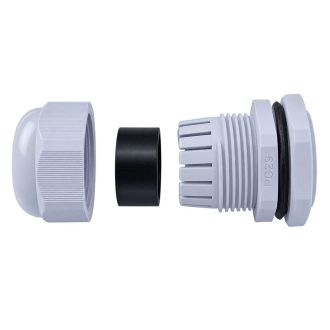Сальник PG36 диаметр проводника 22-32 мм STEKKER, IP54, серый (DIY упаковка 1 шт) (без мембраны), 49383