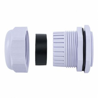 Сальник PG42 диаметр проводника 32-38 мм STEKKER, IP54, серый (DIY упаковка 1 шт) (без мембраны), 49384