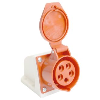 Розетка стационарная ST-115 16А 380В 3P+PE+N IP44, RST16-115-44, Stekker, 49435