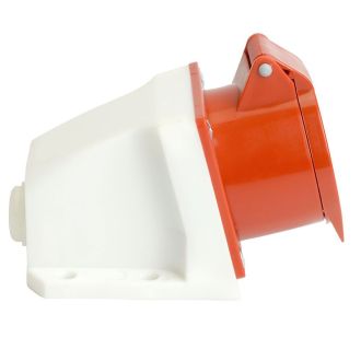 Розетка стационарная ST-115 16А 380В 3P+PE+N IP44, RST16-115-44, Stekker, 49435
