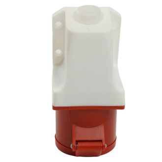 Розетка стационарная ST-124 32А 380В 3P+PE IP44, RST32-124-44, Stekker, 49436