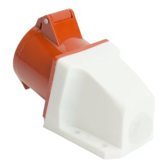 Розетка стационарная ST-125 32А 380В 3P+PE+N IP44, RST32-125-44, Stekker, 49437