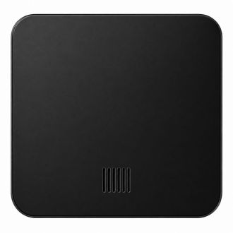 Выключатель открытой установки 1-клавишный с индикатором, STEKKER, 250В, 10А, IP20, серия София, черный матовый, MSW10-11-20-05, 49473