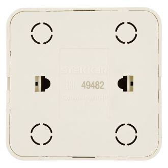 Розетка RJ-45 открытой установки, 1-местная, STEKKER, серия София, слоновая кость, MST00-20-04, 49482