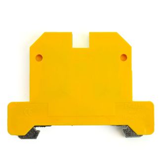 LD551-4-40 ЗНИ Зажим наборный изолированный (винтовой) 4,0 мм2 (JXB 4), желтый, зеленый, STEKKER, 49487 (комплект 50 шт.)