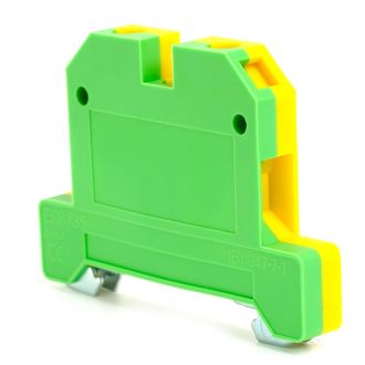 LD551-4-60 ЗНИ Зажим наборный изолированный (винтовой) 6,0 мм2 (JXB 6), желтый, зеленый, STEKKER, 49488 (комплект 50 шт.)