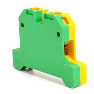 LD551-4-100 ЗНИ Зажим наборный изолированный (винтовой) 10,0 мм2 (JXB 10), желтый, зеленый, STEKKER, 49489 (комплект 40 шт.)
