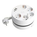 Удлинитель 5-местный с/з, 3x1мм2, 2.5м, 250В, 16А, 2USB+С 5V 3,1А, серия Comfort, белый, STEKKER HM10-51-01, 49591 Удлинитель 5-местный с/з, 3x1мм2, 2.5м, 250В, 16А, 2USB+С 5V 3,1А, серия Comfort, белый, STEKKER HM10-51-01, 49591