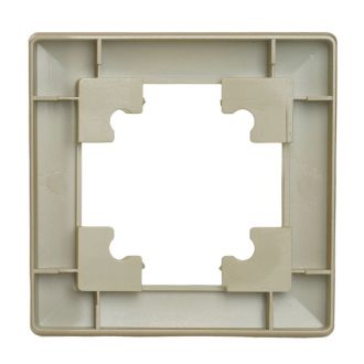 Рамка STEKKER, PFR00-7001-08 1-местная, пластик, серия Катрин, золото, 49606