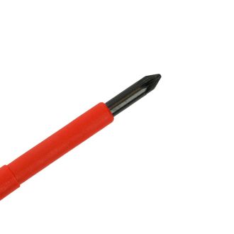 Отвертка крестовая диэлектрическая STEKKER Pz 1 х 80 мм, SDE-PZ1-80, 49617