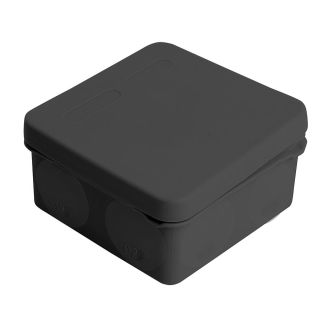Коробка разветвительная 2х компонентная HF EBX40-38-67 100*100*50мм, 8 вводов, IP67, черная(GE42455-05), STEKKER, 49654