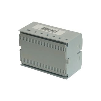 Зажим блочный (групп) для распред.тока нагрузки push-in на 12 точек, сеч 2,5 мм2, 690V, 41А, 1точка интегр. питание, LD580 PTFIX 6-12/25, STEKKER, 49748