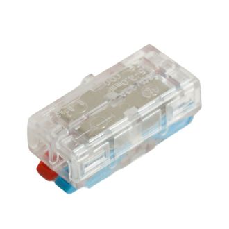 Клемма супер-компактная проходная серии 219 на 2 контакта STEKKER, LD219-422, (DIY упак 10 шт), 49784