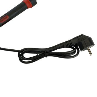 Паяльник с индикатором 100W, нихромовый нагреватель, долговечное жало, 230В, STEKKER PLE301-100, 49811