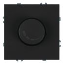 Выключатель диммирующий (механизм), STEKKER, 250В, 500W, серия Эмили, RSW10-5106-05, черный уголь, soft touch, 49842
