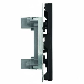 Заглушка (механизм), серия Эмили, черный уголь, soft touch, RST00-5116-05, STEKKER, 49857