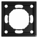 Рамка STEKKER, PFR00-5001-05 1-местная, серия Эмили, черный уголь, soft touch, 49858