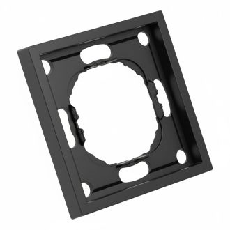 Рамка STEKKER, PFR00-5001-05 1-местная, серия Эмили, черный уголь, soft touch, 49858