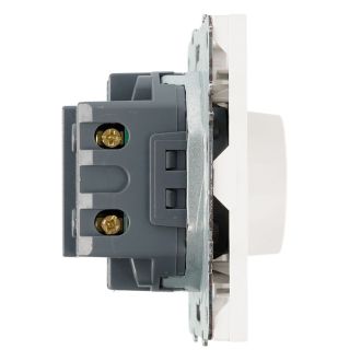 Выключатель диммирующий (механизм), STEKKER, 250В, 500W, серия Эмили, RSW10-5106-01, белый фарфор, soft touch, 49868