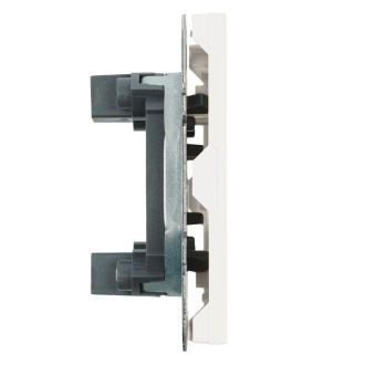 Заглушка (механизм), серия Эмили, белый фарфор, soft touch, RST00-5116-01, STEKKER, 49883