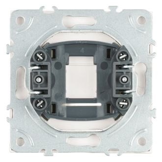 Заглушка (механизм), серия Эмили, белый фарфор, soft touch, RST00-5116-01, STEKKER, 49883