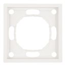 Рамка STEKKER, PFR00-5001-01 1-местная, серия Эмили, белый фарфор, soft touch, 49884