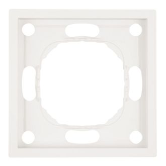 Рамка STEKKER, PFR00-5001-01 1-местная, серия Эмили, белый фарфор, soft touch, 49884