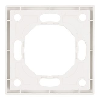 Рамка STEKKER, PFR00-5001-01 1-местная, серия Эмили, белый фарфор, soft touch, 49884