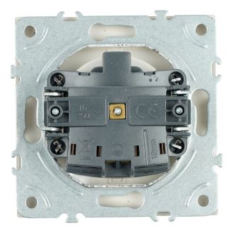Розетка 1-местная с крышкой с защ. штор, STEKKER, с/з, IP42, 250В, 16А, серия Эмили, RST16-5112-08, кашемир, soft touch, 49907