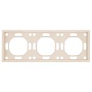 Рамка STEKKER, PFR00-5003-08 3-местная, серия Эмили, кашемир, soft touch, 49912
