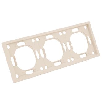 Рамка STEKKER, PFR00-5003-08 3-местная, серия Эмили, кашемир, soft touch, 49912